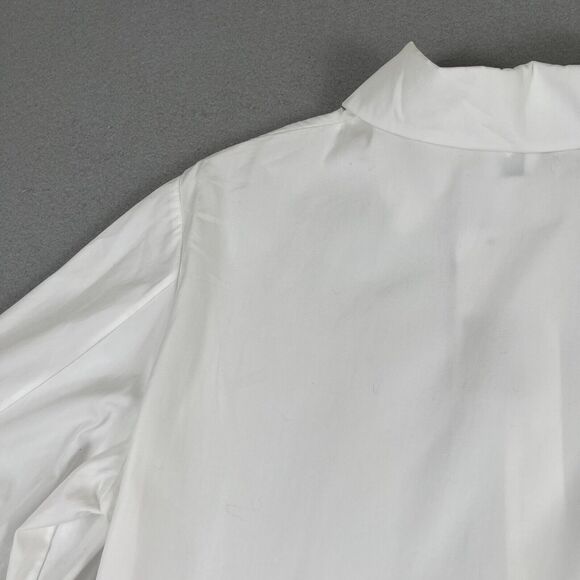 Rosie Assoulin Unella Dress Women’s 2 White Midi Convertible Bell Collared‎ - Picture 16 of 16